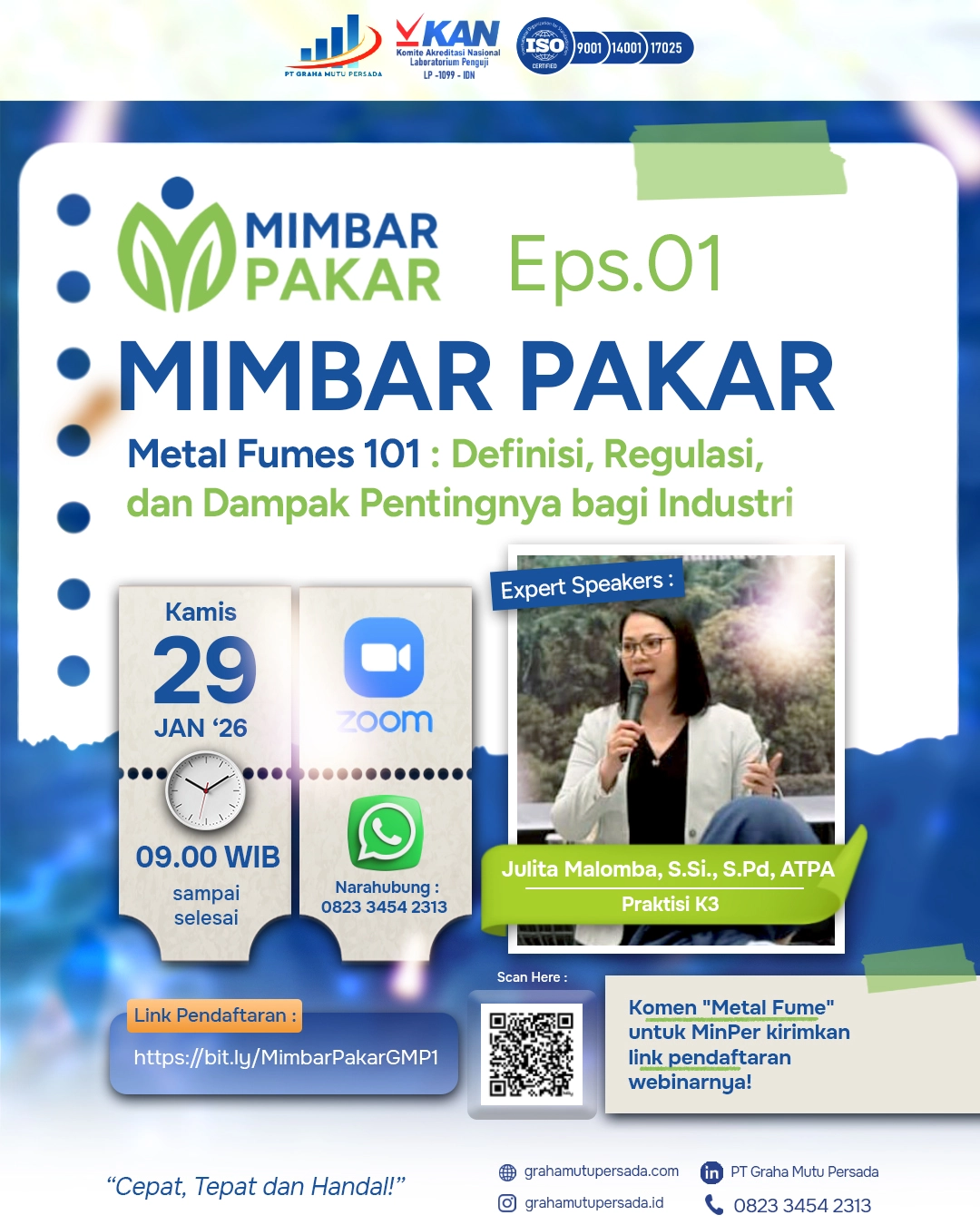 Mimbar Pakar eps. 1 - Metal Fumes 101 : Definisi, Regulasi, dan Dampak Pentingnya bagi Industri