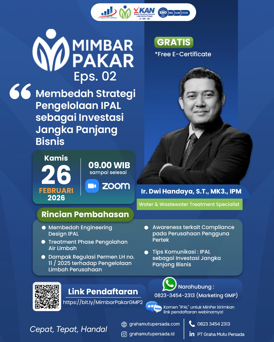 Mimbar Pakar eps. 2 - Membedah Strategi IPAL sebagai Investasi Jangka Panjang Bisnis