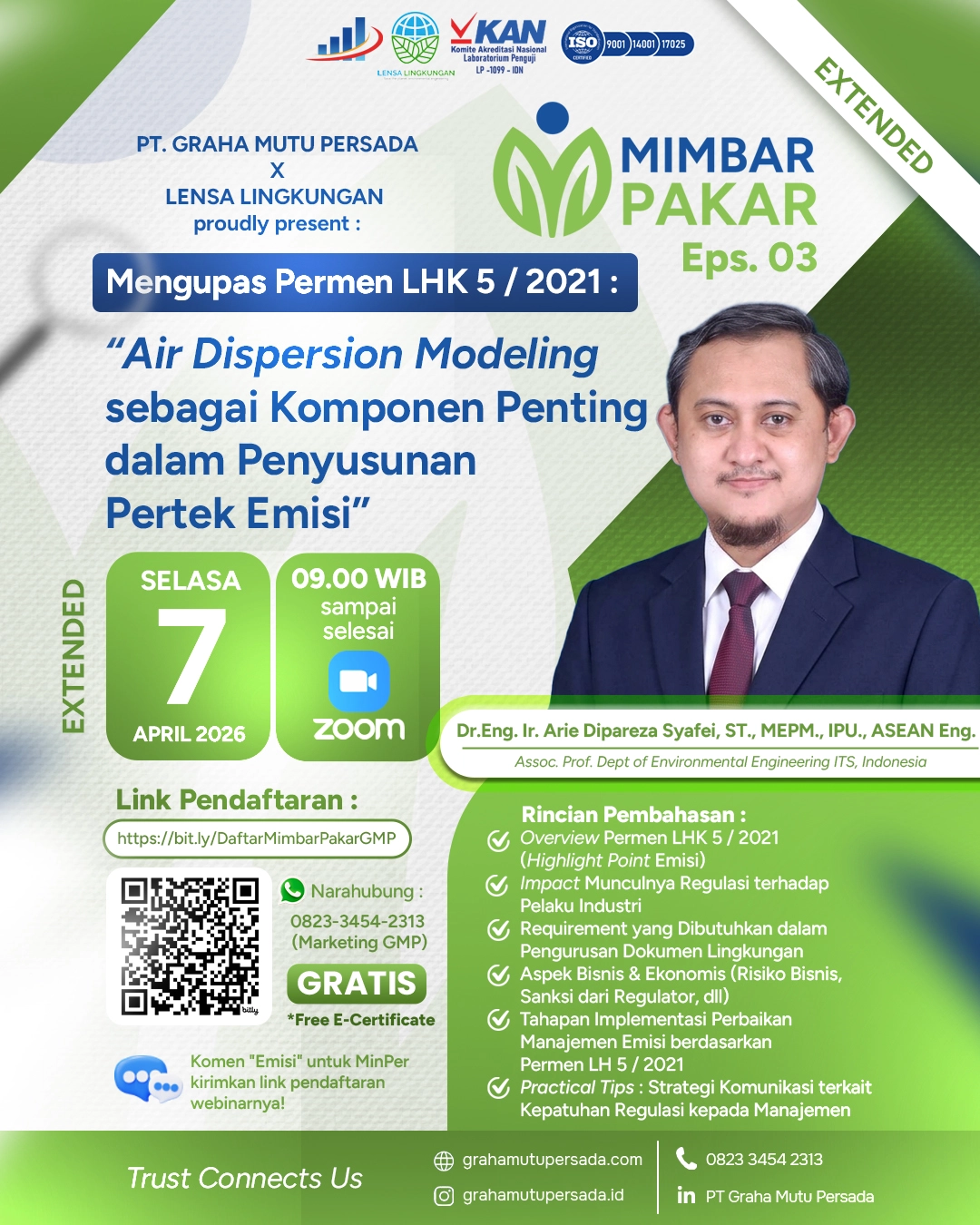 Mimbar Pakar eps. 3 - Air Dispersion Modeling sebagai Komponen Penting dalam Penyusunan Pertek Emisi