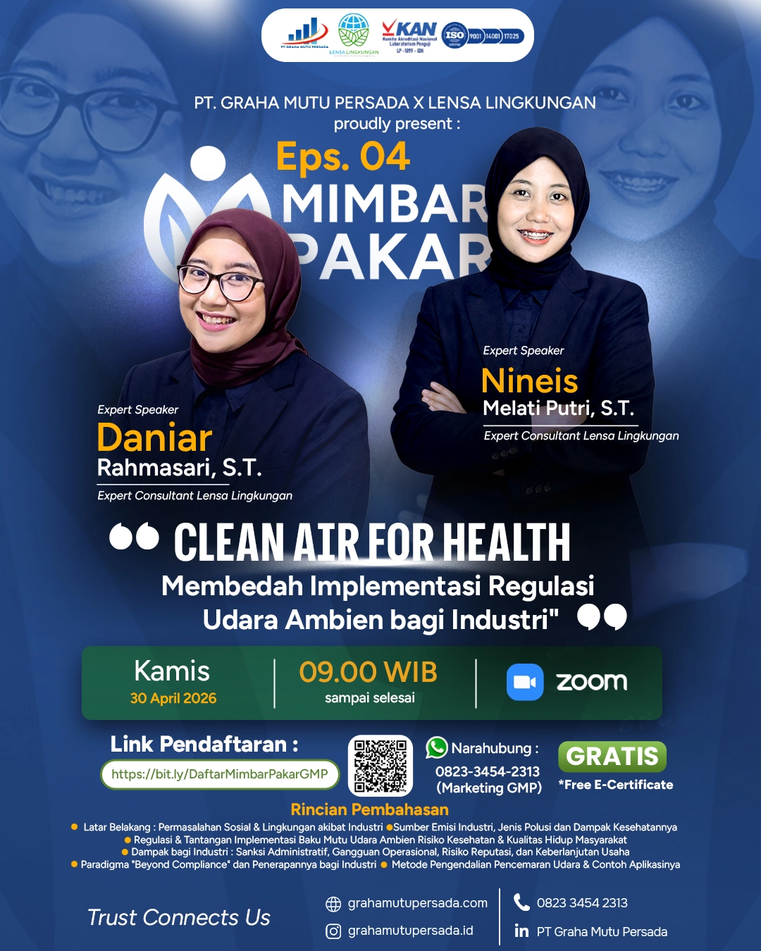 Mimbar Pakar eps. 4 - Clean Air For Health : Membedah Implementasi Regulasi Udara Ambien bagi Industri
