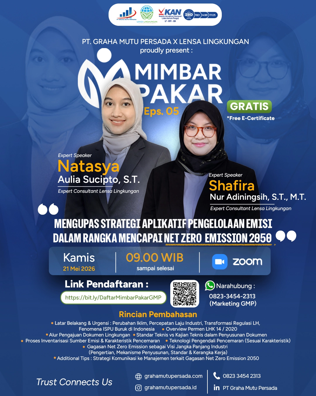 Mimbar Pakar eps. 5 - Mengupas Strategi Aplikatif Pengelolaan Emisi dalam Rangka Mencapai Net Zero Emission 2050