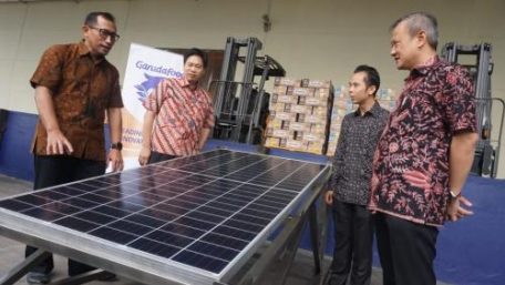 Tekan Emisi hingga 1000 tom CO2, PT Garudafood Tb gunakan Pembangkit Listrik Tenaga Surya (PLTS)